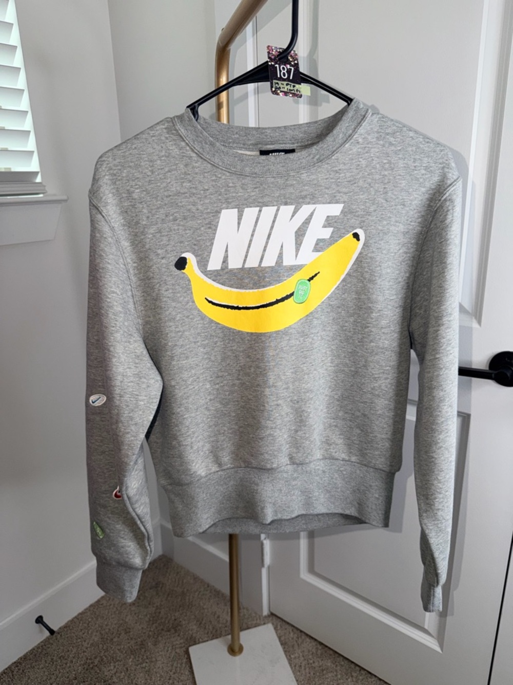 187. Nike Sportswear Fleece Crew Banana Sweatshirt